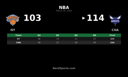 Hornets Pull Away From Knicks in 114-103 Home Win