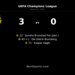 Bodo/Glimt Stun Sporting CP with Commanding 3-0 First Leg Victory in Champions League Round of 16