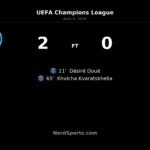 Paris Saint-Germain seize first-leg control with 2-0 win over Liverpool in Paris