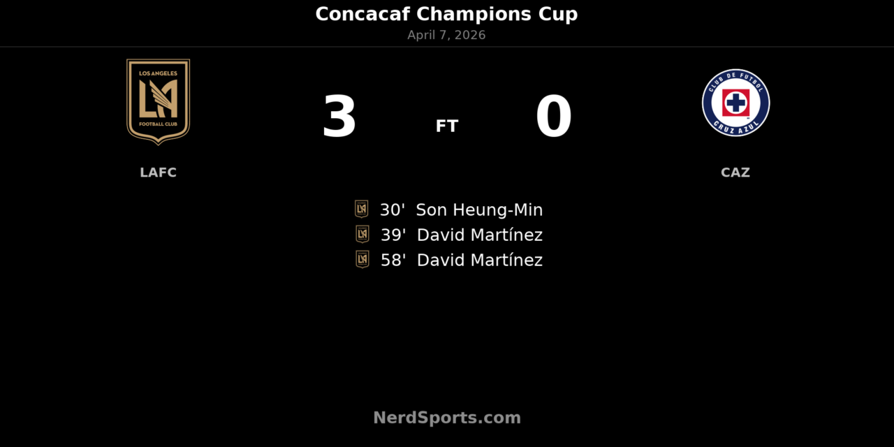 LAFC power past Cruz Azul 3-0 in quarterfinal first leg