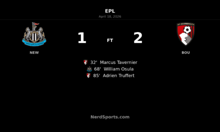 Bournemouth stun Newcastle late as Adrien Truffert seals 2-1 win at St. James’ Park