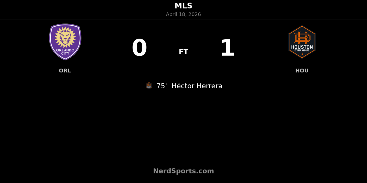 Héctor Herrera’s 75th-minute winner lifts Houston Dynamo past Orlando City