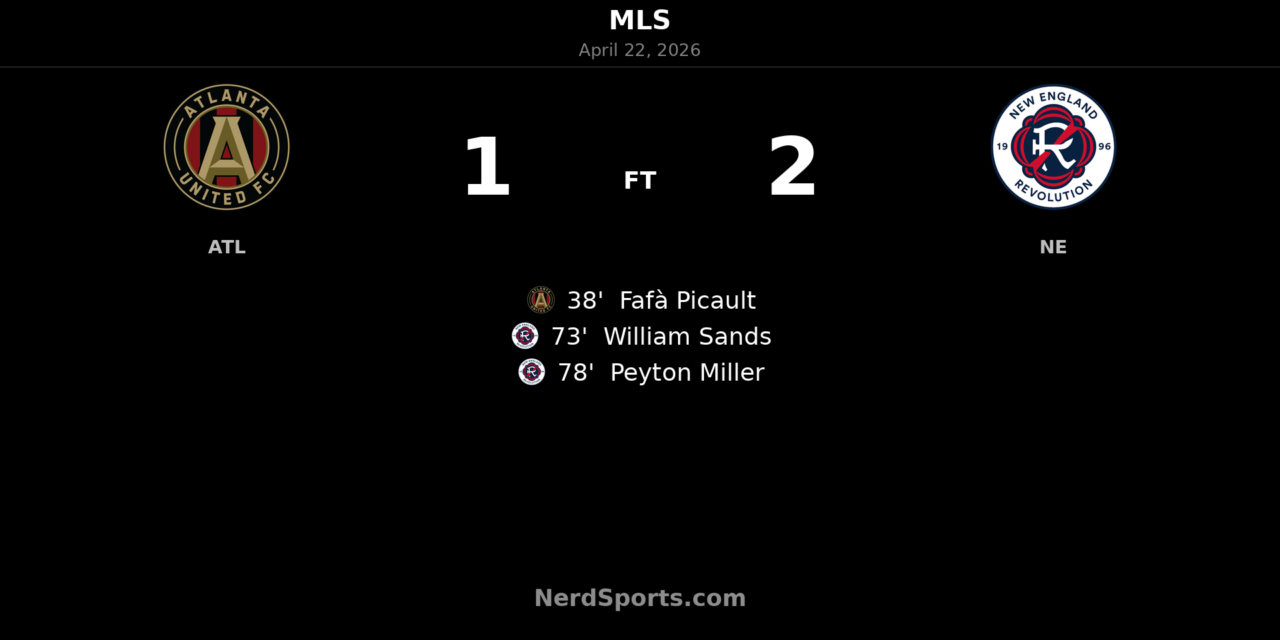 New England Revolution rally past Atlanta United FC with two late goals