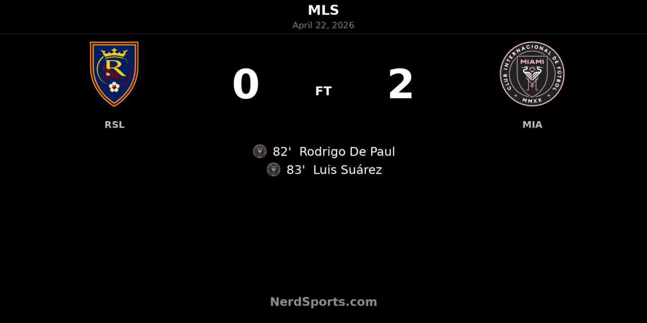 Inter Miami strike late to beat Real Salt Lake 2-0 in Sandy