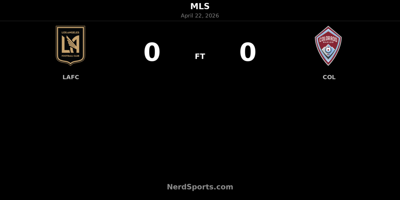 LAFC and Colorado Rapids play out tense scoreless draw at BMO Stadium