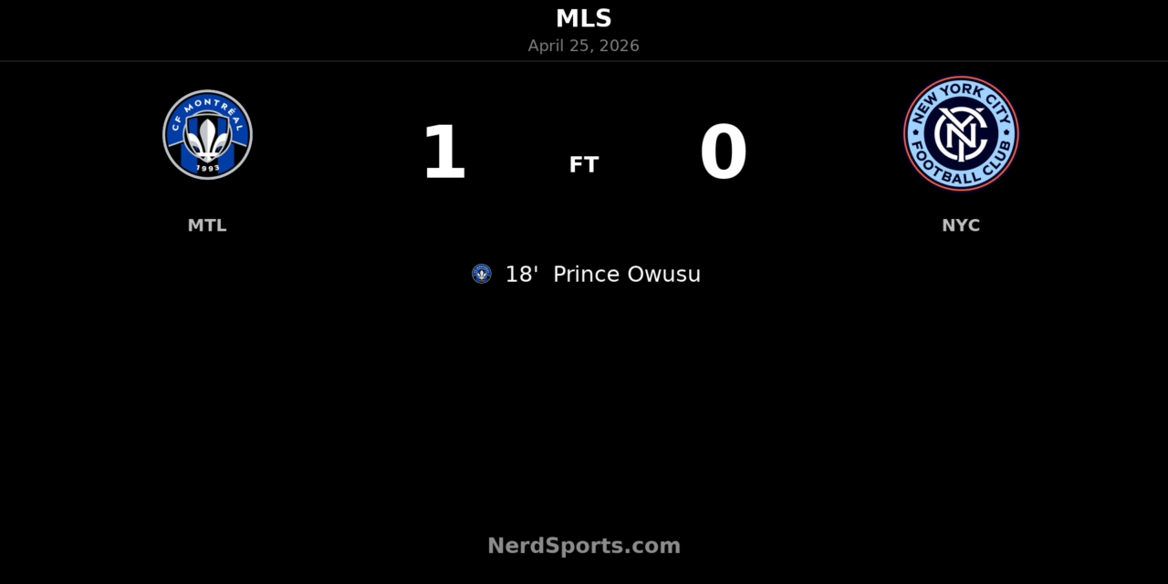 CF Montréal edge New York City FC as Prince Owusu strikes early