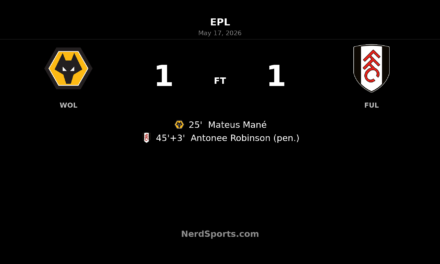 Wolves and Fulham Share the Points in 1-1 Draw at Molineux