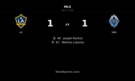 LA Galaxy and Vancouver Whitecaps Share the Points in 1-1 Draw at Dignity Health Sports Park