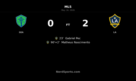 LA Galaxy stun Seattle Sounders with clinical 2-0 road win at Lumen Field