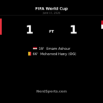 Belgium 1-1 Egypt: Ashour strike earns Group G point