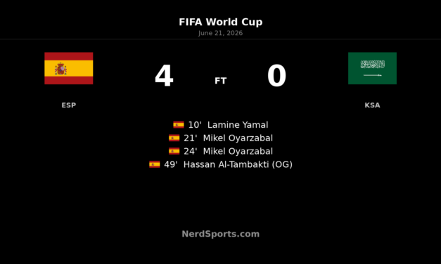 Spain 4-0 Saudi Arabia: Oyarzabal leads World Cup win