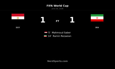 Egypt 1-1 Iran: Saber and Rezaeian share points