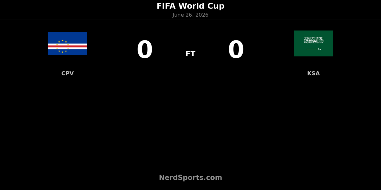 Cape Verde and Saudi Arabia Play Out World Cup Stalemate