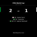 Brazil 2-1 Japan: Martinelli wins it in stoppage time