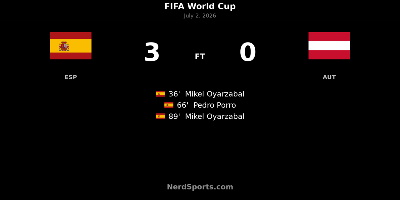 Spain 3-0 Austria: Oyarzabal sends Spain through