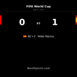 Spain edge Portugal with Merino stoppage-time goal