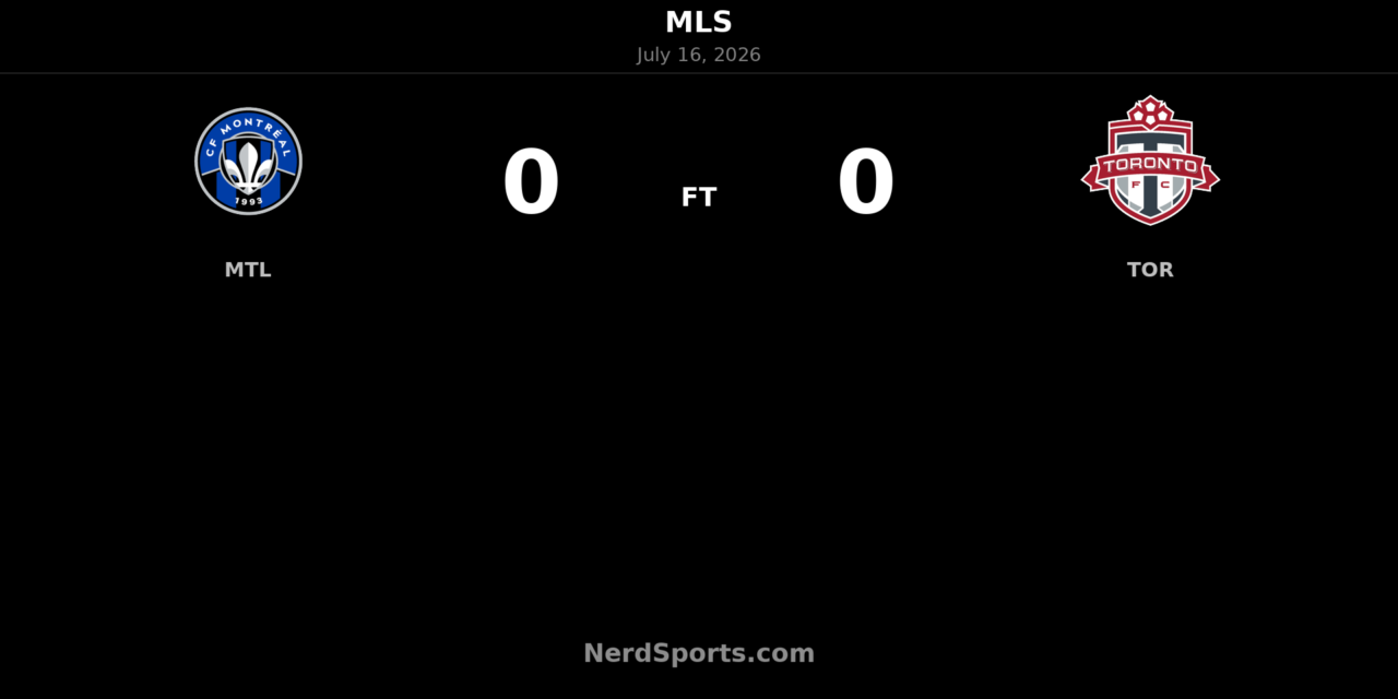 CF Montréal and Toronto FC play out tense goalless draw at Stade Saputo