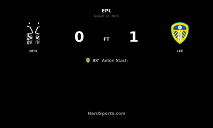 Anton Stach free-kick earns Leeds late win at Nottingham Forest