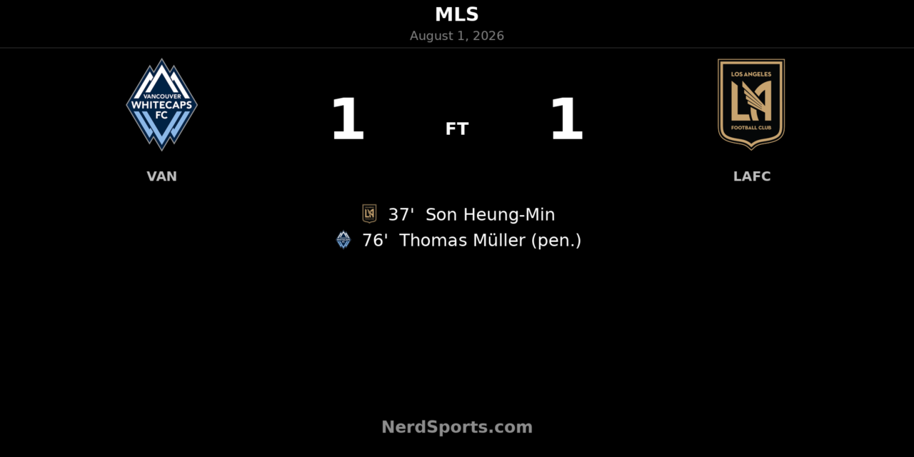 Thomas Müller Penalty Earns Vancouver 1-1 Draw With LAFC