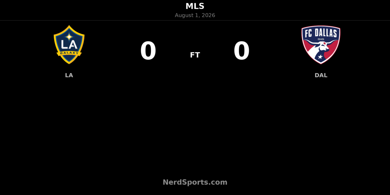 LA Galaxy and FC Dallas Settle for Scoreless Draw