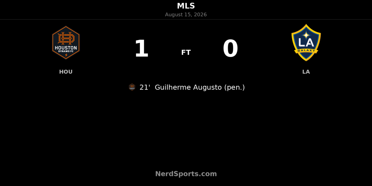 Houston Dynamo FC 1-0 LA Galaxy: Guilherme Augusto Penalty Seals Hard-Fought MLS Win