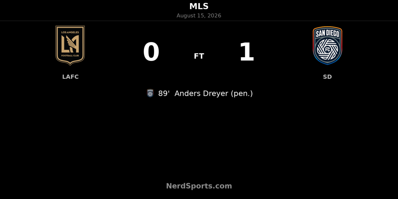 Dreyer’s Late Penalty Lifts San Diego FC Past LAFC
