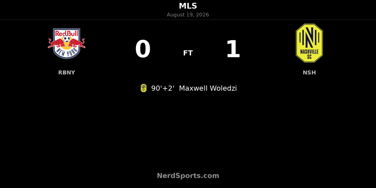 Woledzi’s Stoppage-Time Header Lifts Nashville Past Red Bull New York