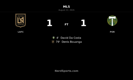 Bouanga Rescues LAFC Point in 1-1 Draw With Portland