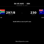 South Africa beat Australia by 67 runs in first ODI