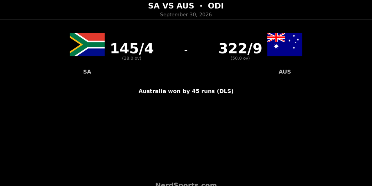 Carey leads Australia past South Africa in third ODI