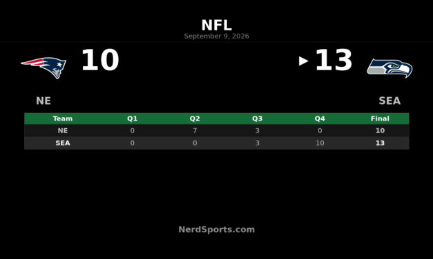 Seahawks Edge Patriots 13-10 Behind Late Lock Rally