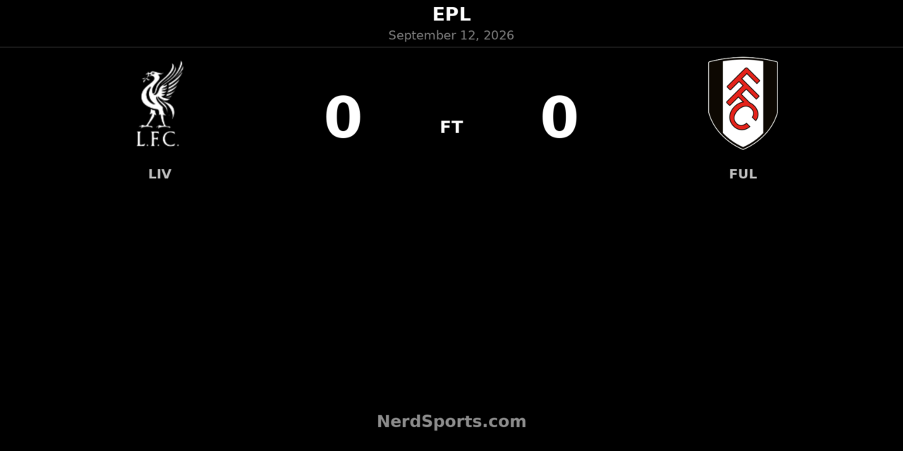 Liverpool Held by Fulham in Goalless Anfield Draw