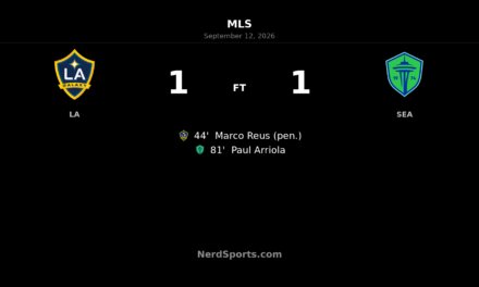 Marco Reus Penalty Earns LA Galaxy Draw With Seattle Sounders
