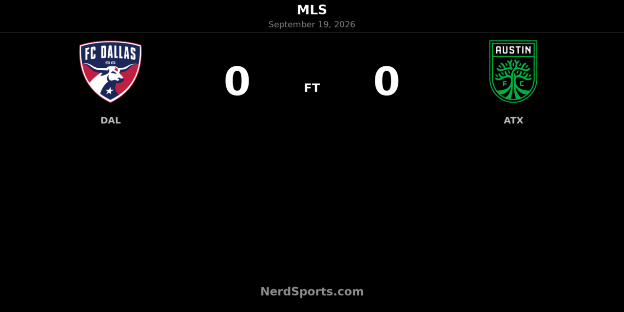 FC Dallas and Austin FC Settle for Scoreless Texas Draw
