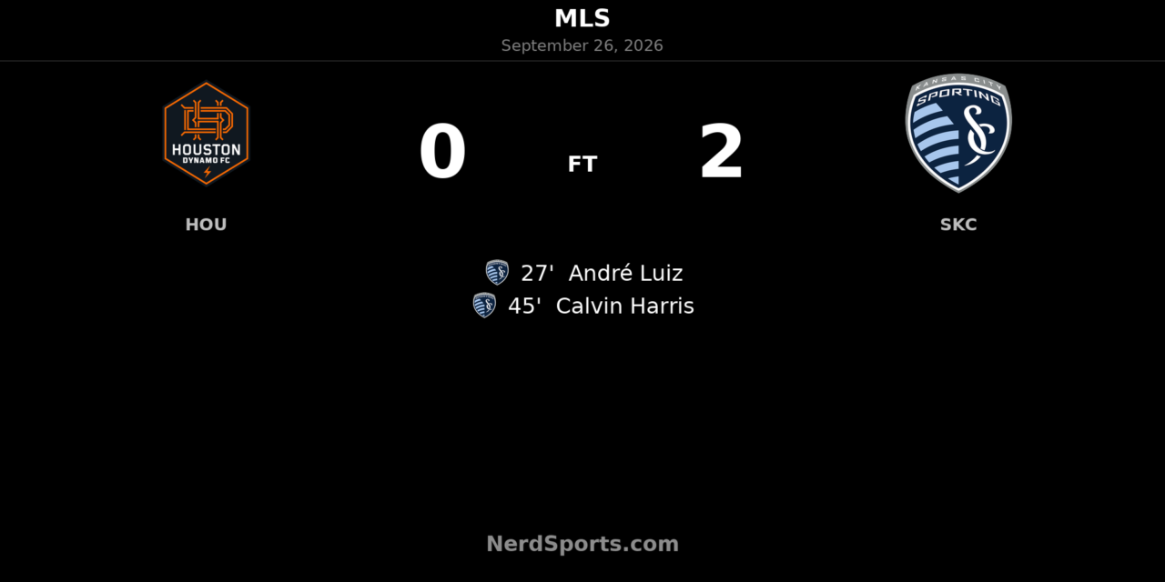 Sporting Kansas City stun Houston Dynamo with 2-0 road win