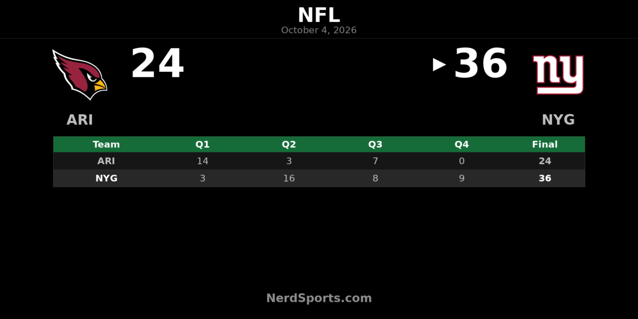 Giants Rally Past Cardinals 36-24 Behind Winston and Nabers
