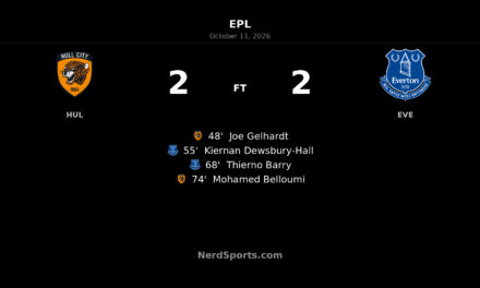 Hull City 2–2 Everton: Belloumi rescues point in second-half thriller