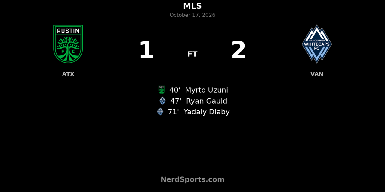 Diaby seals Vancouver comeback in 2-1 win at Austin FC