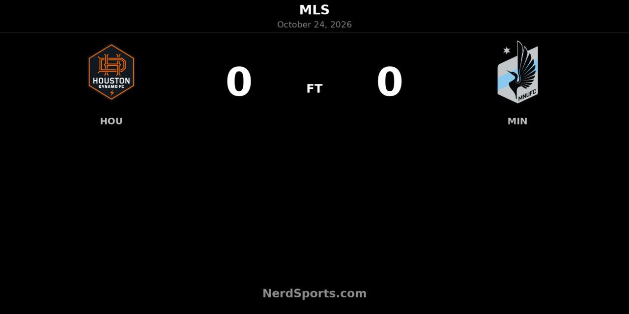 Houston Dynamo and Minnesota United Share Points in Goalless Draw
