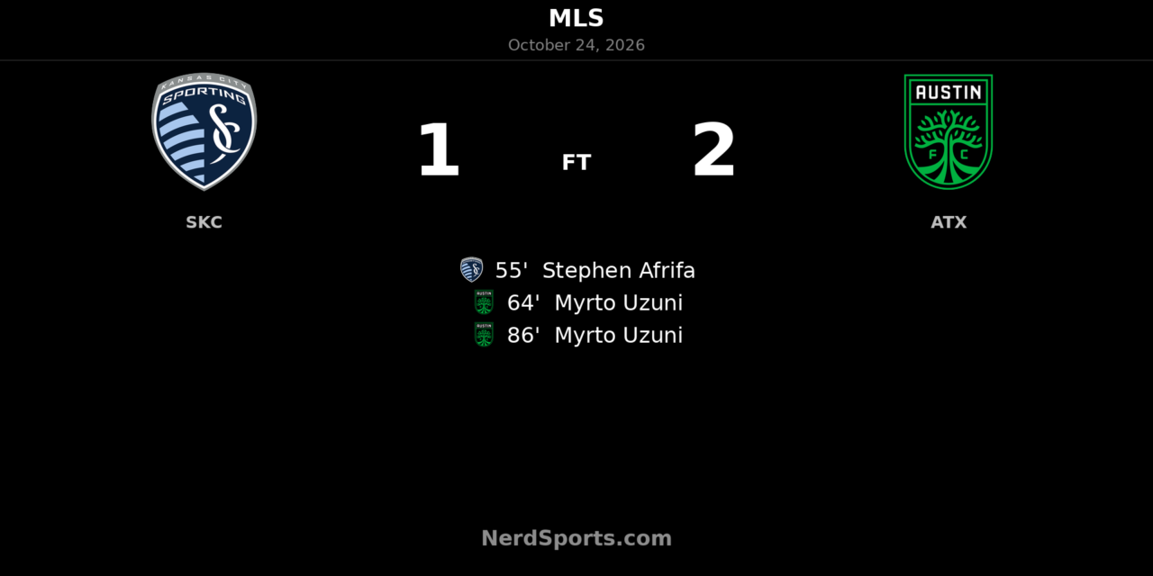 Uzuni’s Late Double Lifts Austin FC Past Sporting Kansas City