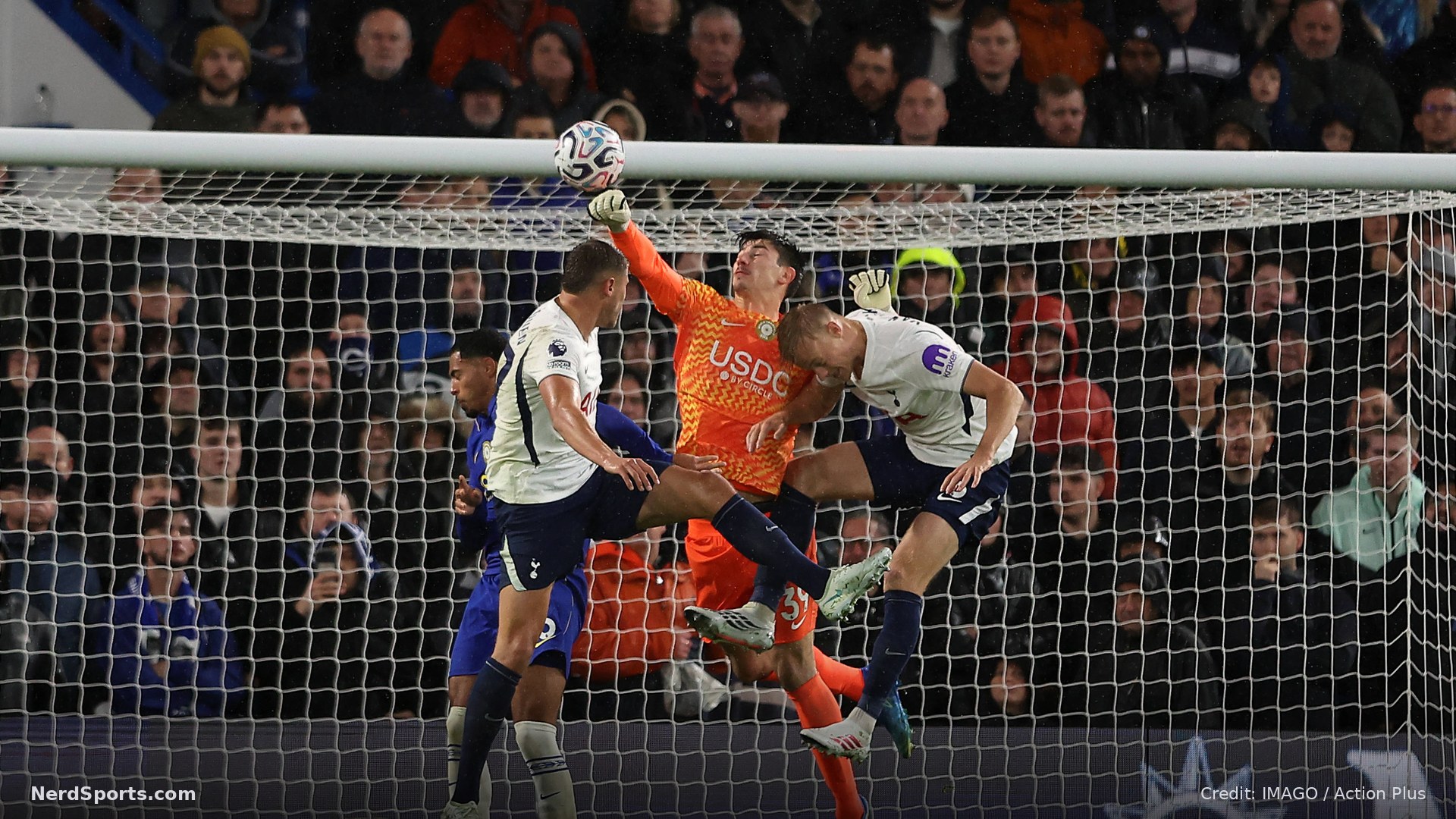 Goalkeeper Mike Penders of Chelsea accidentally deflects the ball into his own net which lead to Tottenham Hotspur goal in the 77th minute to maker it 0-1 in English Premier League on October24, 2026.
