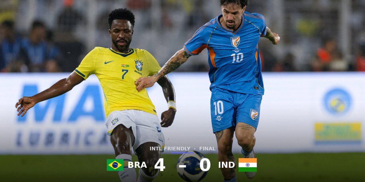 India 0–4 Brazil: Samuel Lino Double Caps Convincing Win in Kolkata