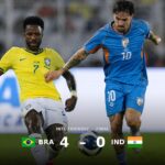India 0–4 Brazil: Samuel Lino Double Caps Convincing Win in Kolkata